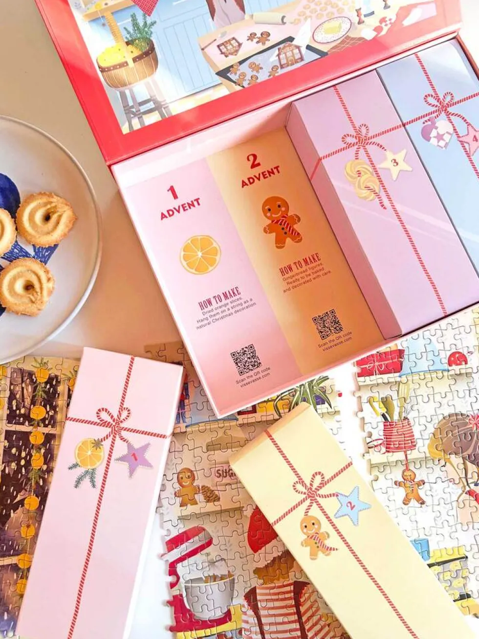 Adventkalender Sweet Christmas 1000 brikker