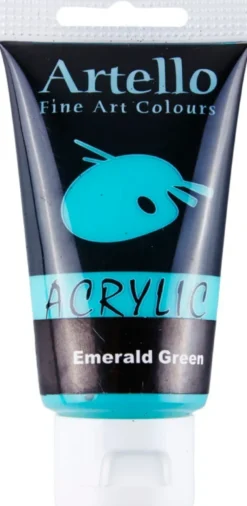 Akrylmaling Artello grøn emerald 75ml