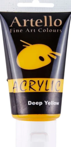Akrylmaling Artello gul dyb 75ml