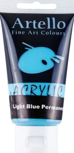 Akrylmaling Artello lysblå permanent 75ml