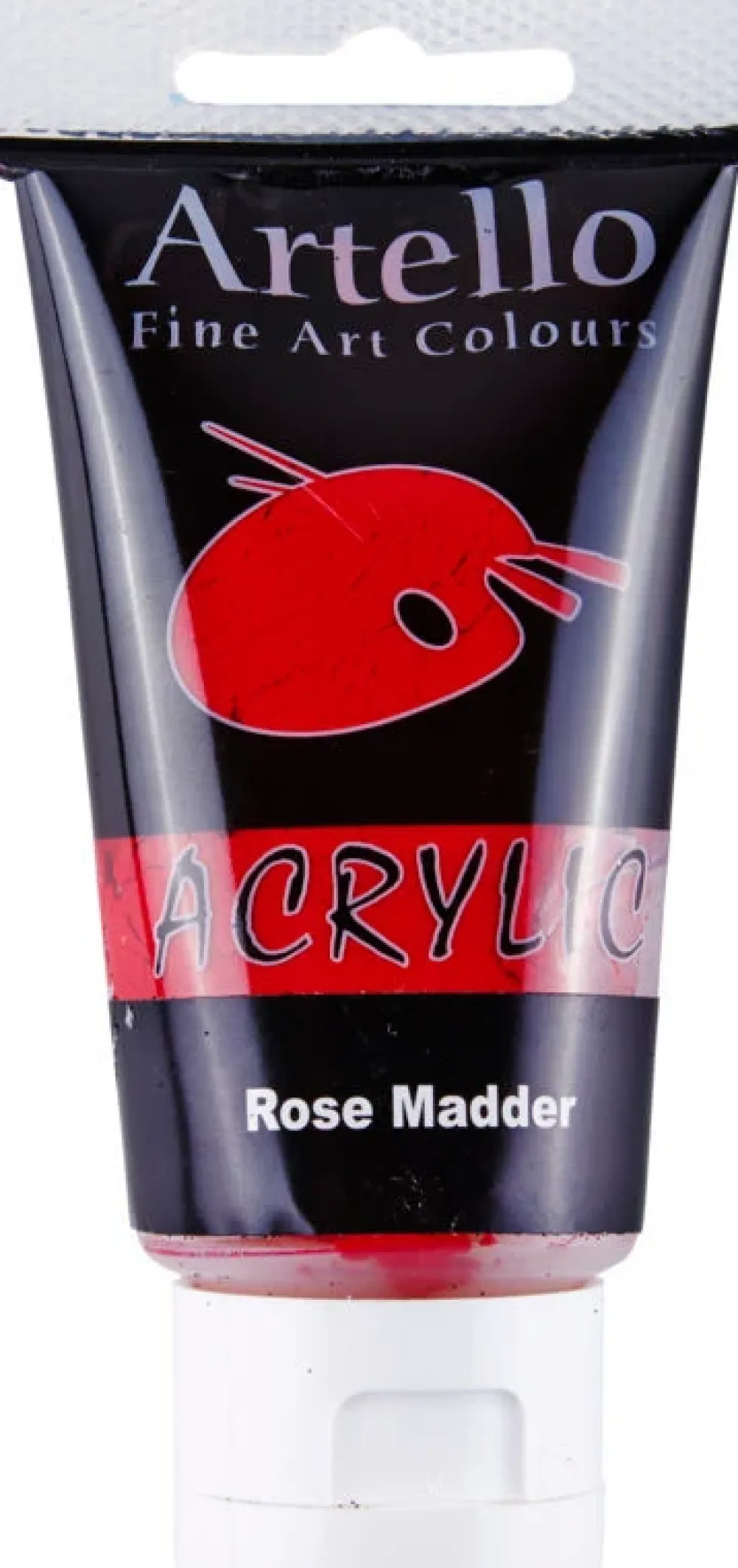 Akrylmaling Artello rose alizarin rød 75ml