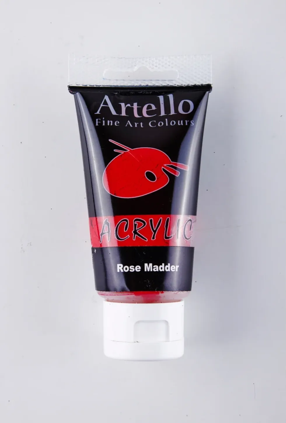 Akrylmaling Artello rose alizarin rød 75ml