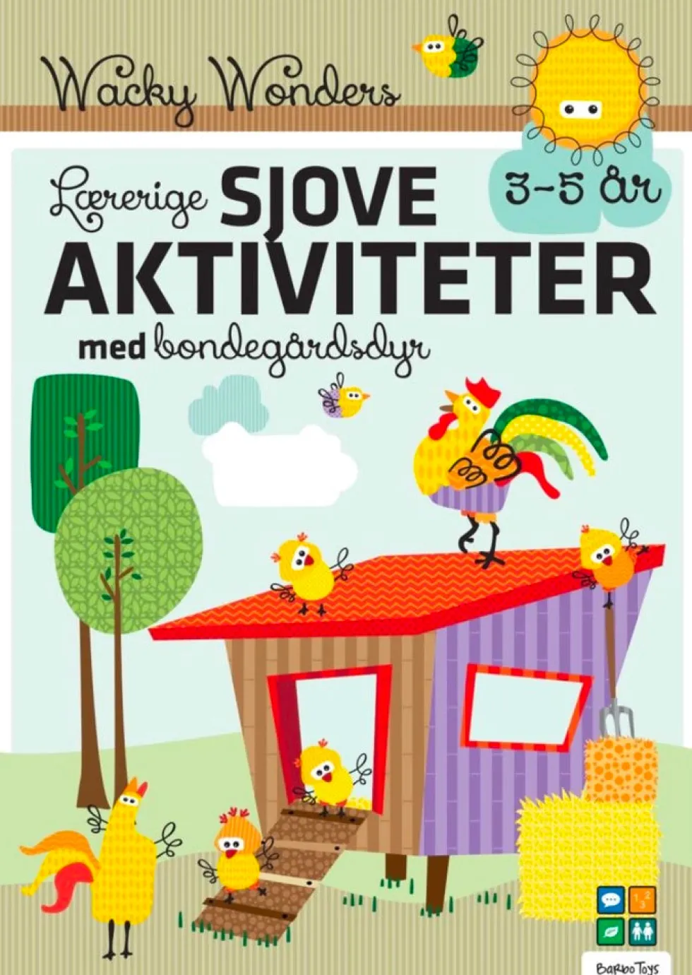 Aktivitetsbog med Lærerige Sjove Wacky Wonders Aktiviteter