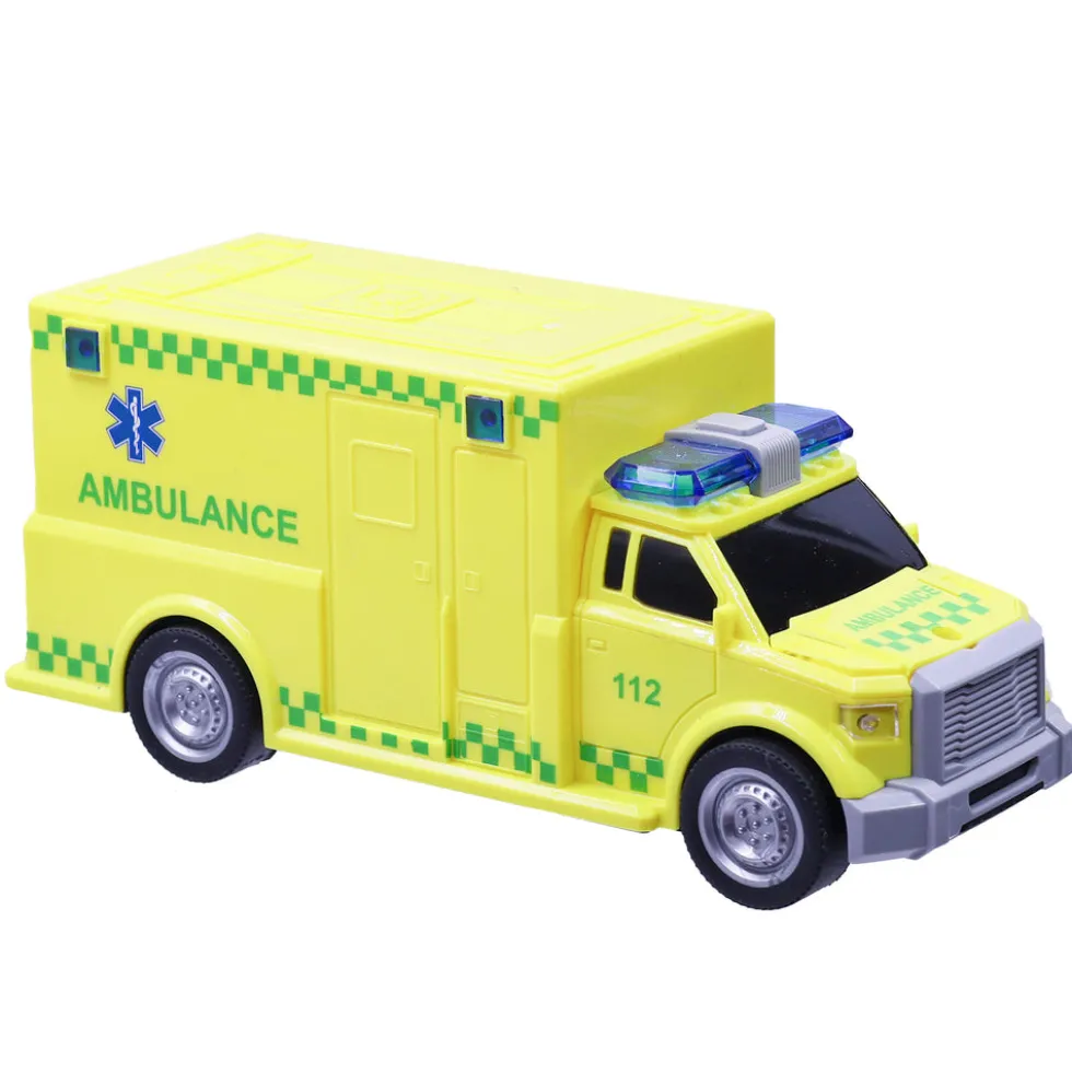 Ambulance med lys og lyd