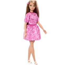 Barbie Fashionista pink Paisley