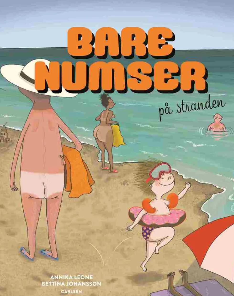 Bare numser på stranden