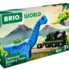 Batteridrevet tog med dinosaur