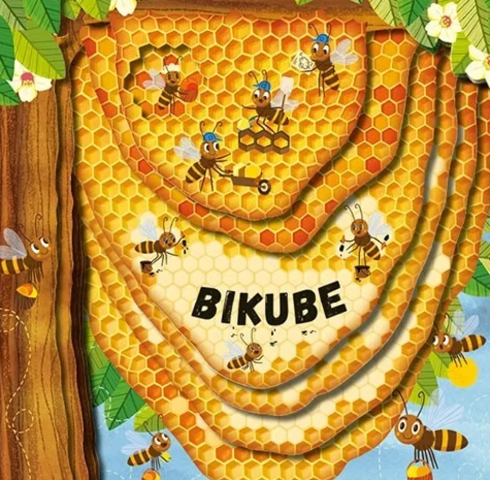 Bikube (papbog med lag)
