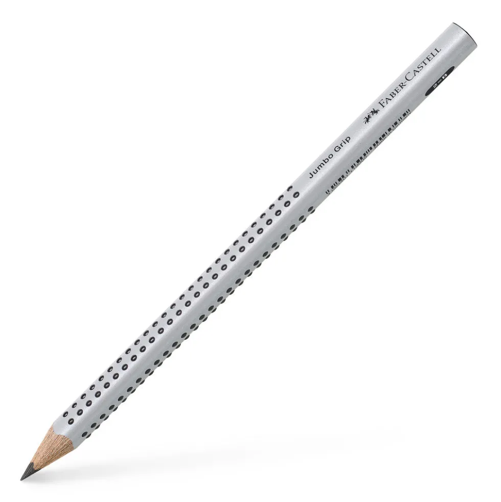 Blyant B grip 2001 jumbo Faber-Castell grå