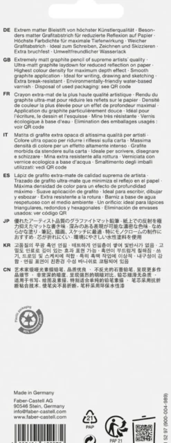 Blyant Pitt Graphite Mat Faber Castell 10B 12B 14B Sæt Bc