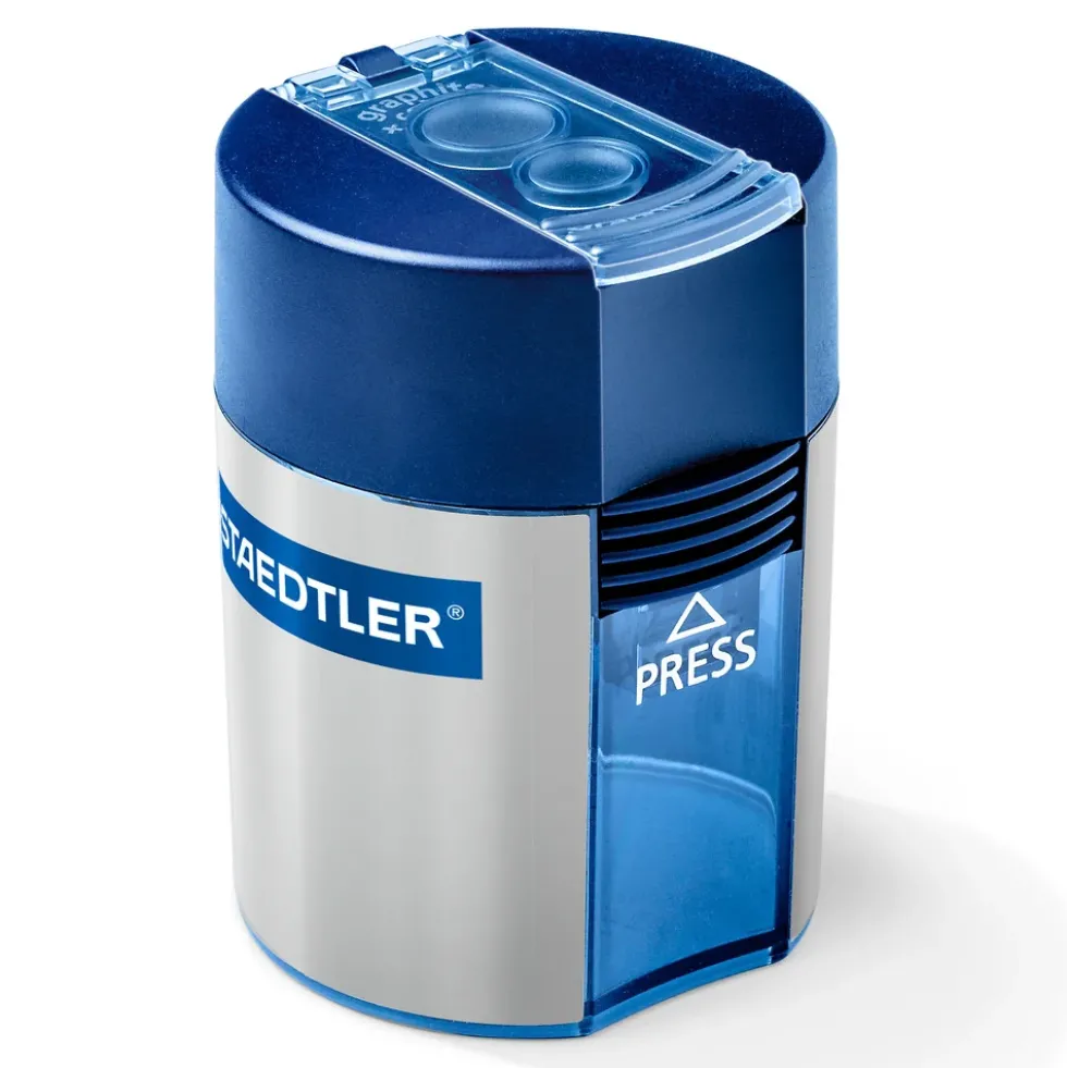 Blyantspidser Staedtler blå/grå