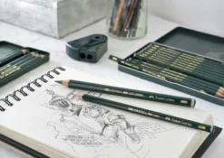 Blyant sæt Faber-Castell 9000 blyant 8b-2h 12 stk