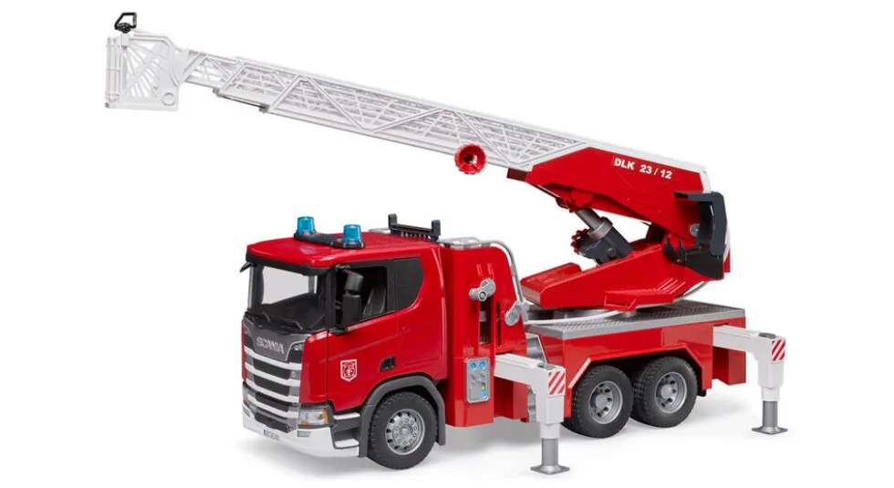 Brandbil Bruder Scania Super 560R med stige