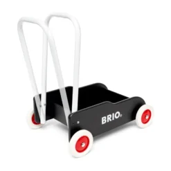 BRIO 31351 Lære-gå-vogn, sort
