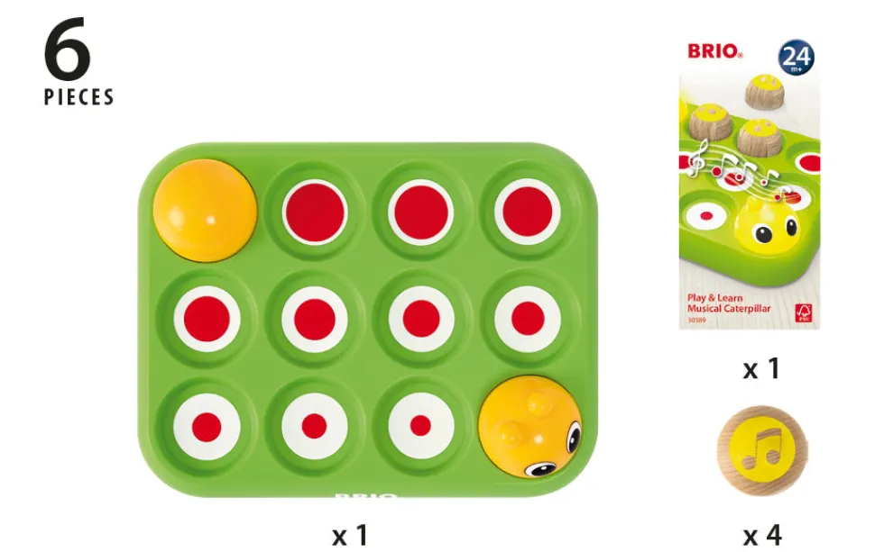 BRIO 30189 Musikalsk larve