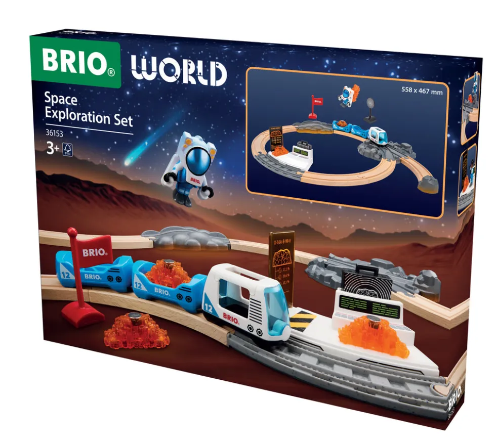 BRIO 36153 Togbane-sæt Rumforskning