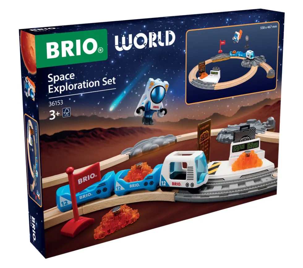 BRIO 36153 Togbane-sæt Rumforskning