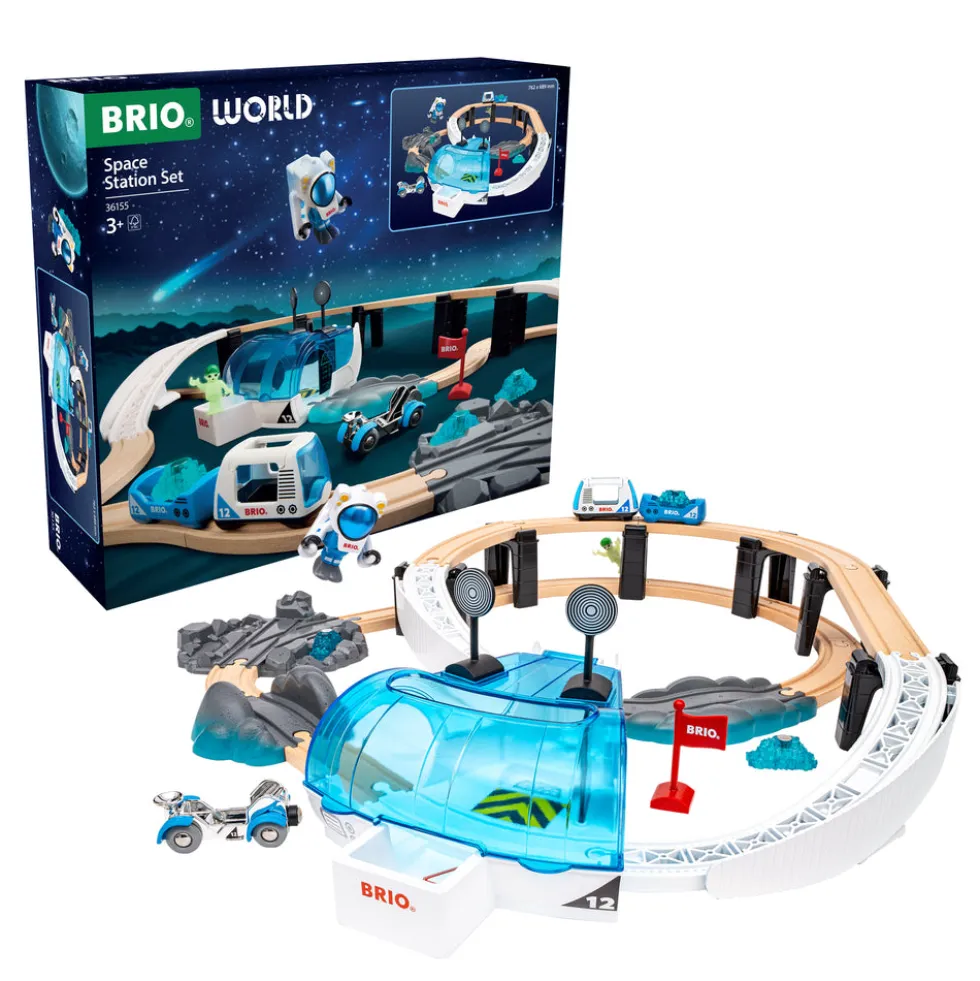 BRIO 36155 Togbane-sæt Rumstation