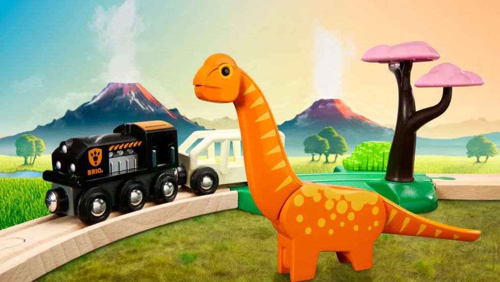Cirkelsæt med dinosaur