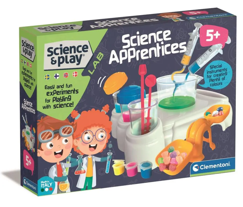 Clementoni Junior laboratorium eksperimenter