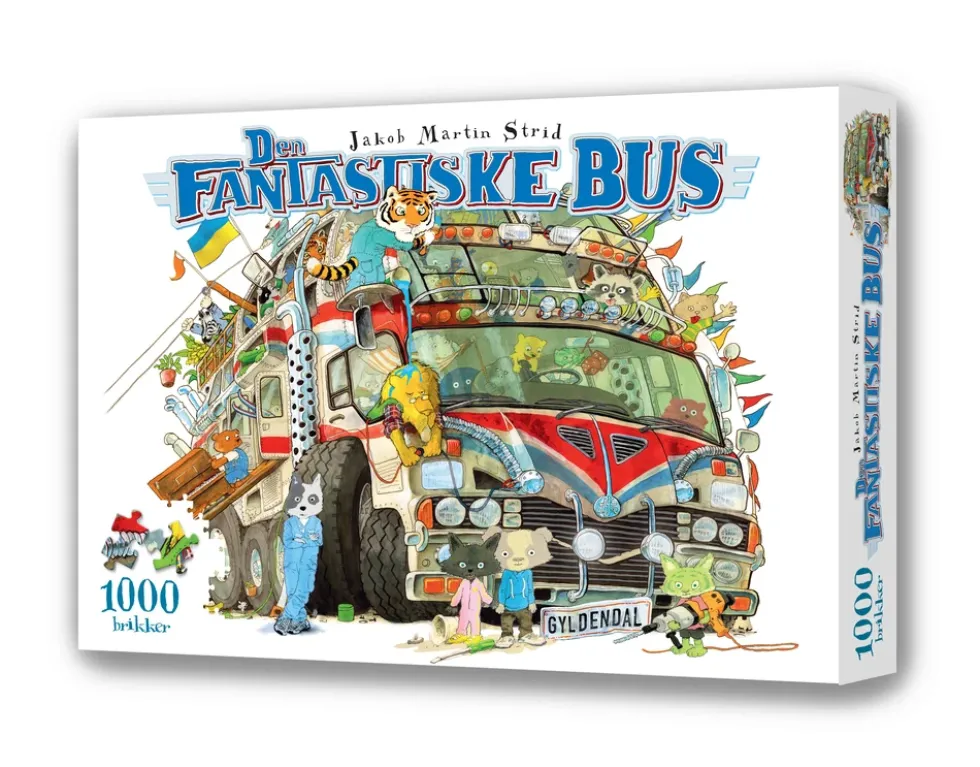 Den fantastiske bus - puslespil 1000 brikker
