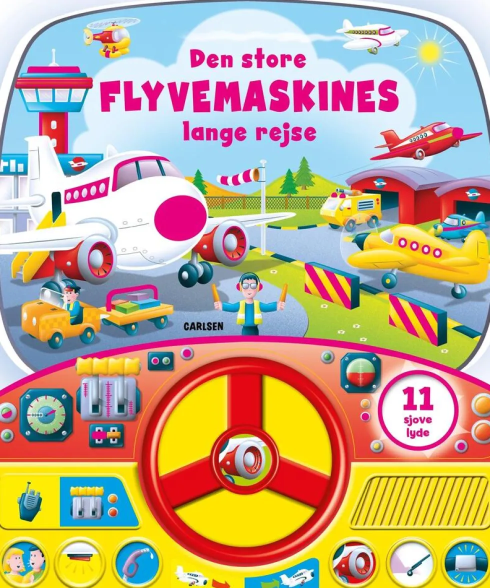Den store flyvemaskines lange rejse - med lyd og rat