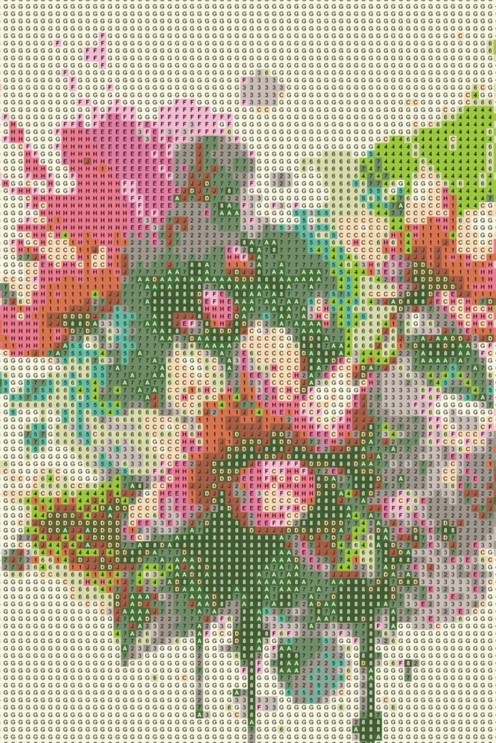 Diamond Art Blomster Abstrakt 20X30Cm