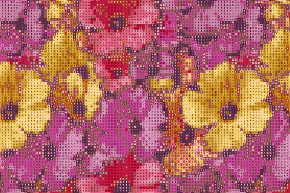 Diamond Art Blomster 20X30Cm