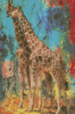 Diamond Art Giraffer 20X30Cm
