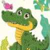 Diamond Art Krokodille 10X15Cm