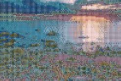 Diamond Art Solnedgang/Vand 20X30Cm