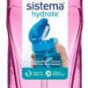 Drikkeflaske Sistema Tritan Quick Flip pink 520ml