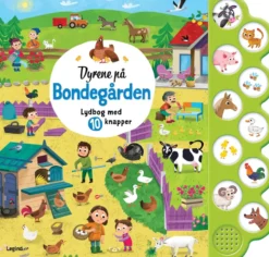Dyrene på bondegården - Lydbog med 10 knapper