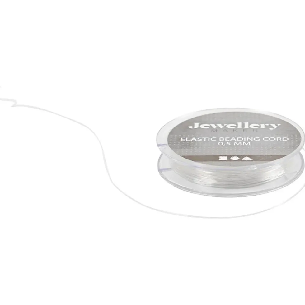 Elastiksnor 10 meter tykkelse 0,5 mm