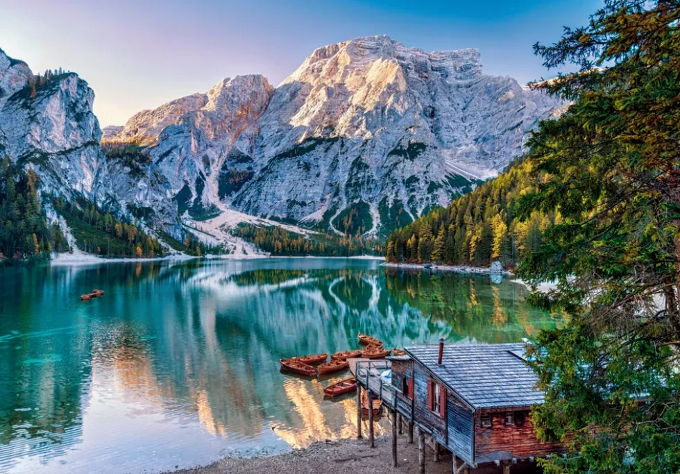 Emerald Lake Braies 1000 brikker