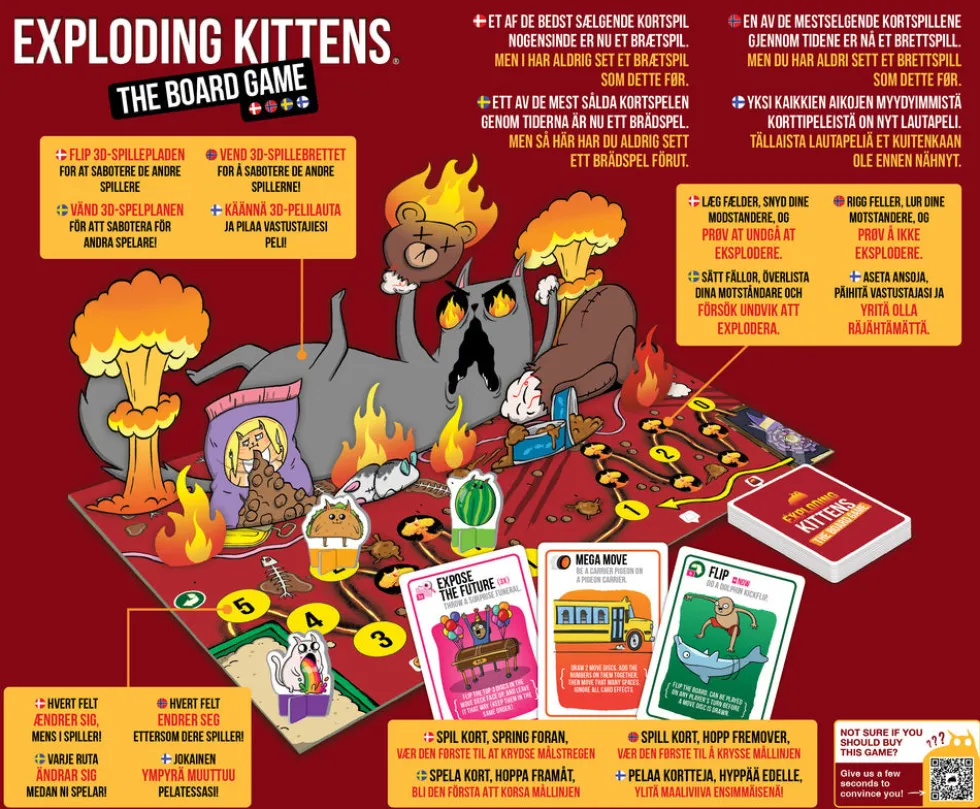 Exploding Kittens The Board Game