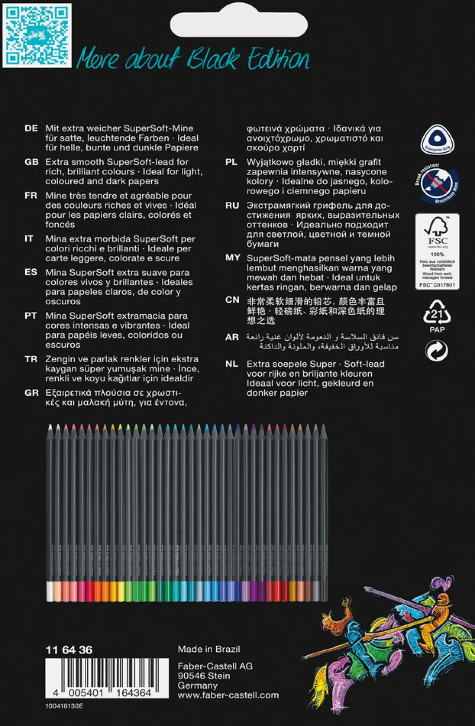 Farveblyant black edition Faber-Castell