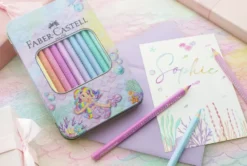 Farveblyant Faber Castell Sparkle Jumbo Pastel Havfrue 10 Ass
