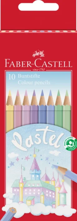 Farveblyant Faber Castel Pastel 10 Ass Slot