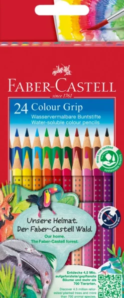 Farveblyant grip Faber-Castell 24 stk