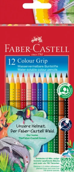 Farveblyant grip Faber-Castell 12 stk