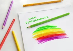 Farveblyant grip jumbo Faber-Castell 12