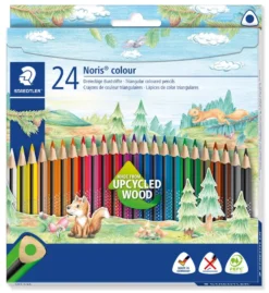 Farveblyant Staedtler Noris trekantet 24 ass