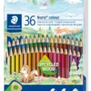 Farveblyant Staedtler Noris trekantet 36 ass