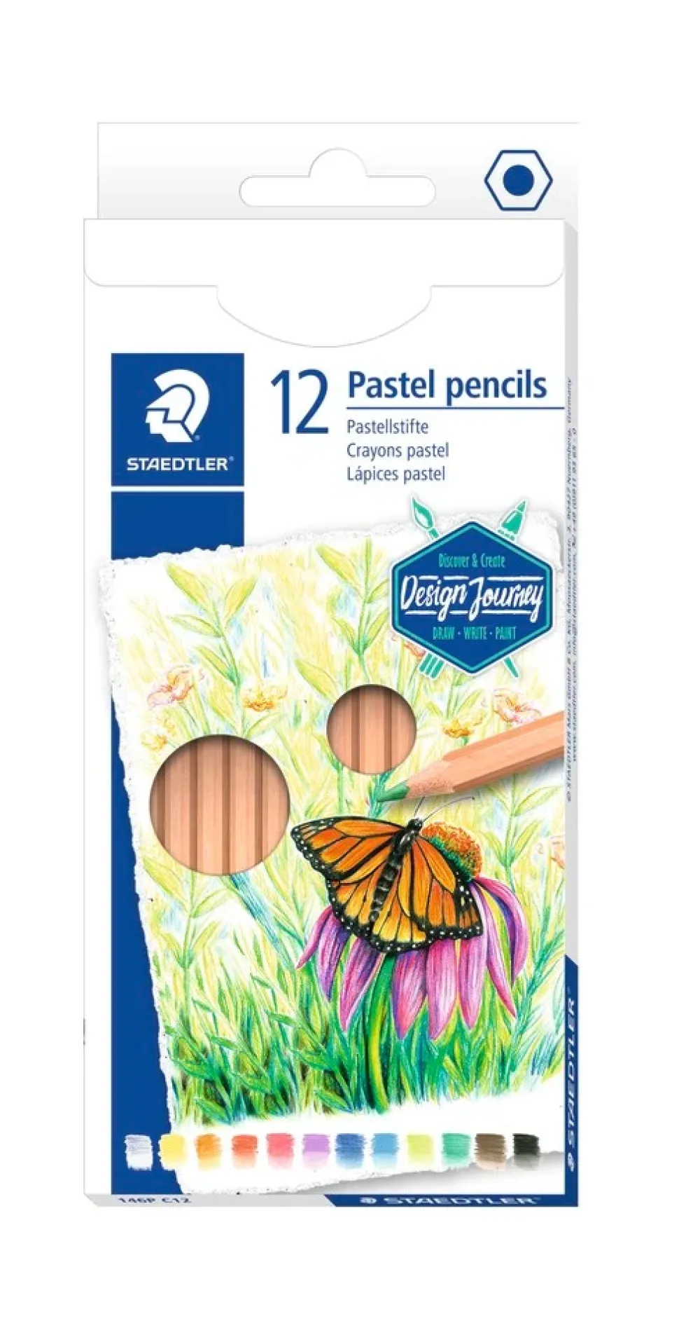Farveblyant Staedtler Pastel 12 Stk