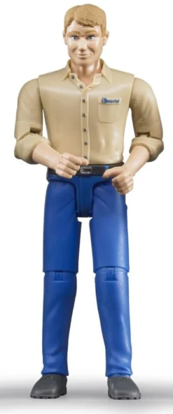 Figur Bruder med blå jeans