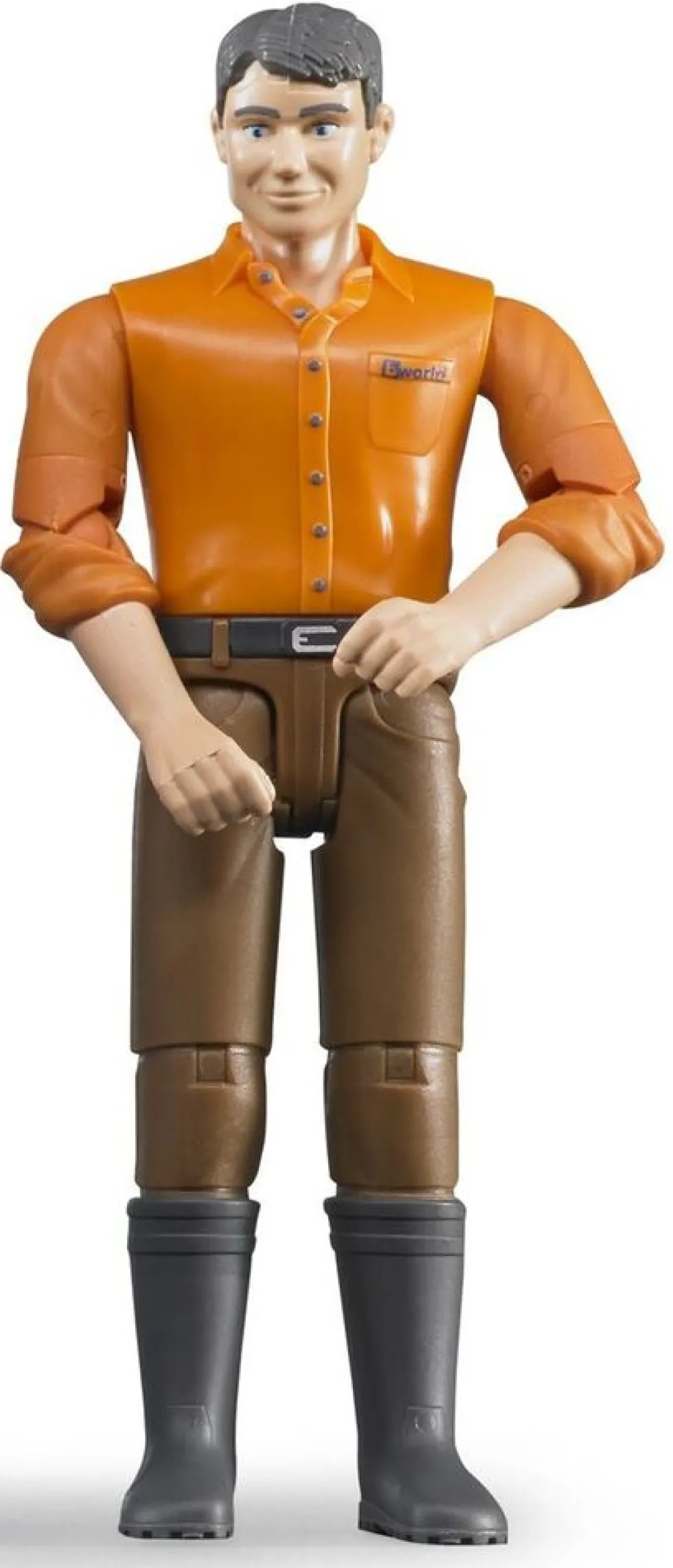Figur Bruder med brune jeans