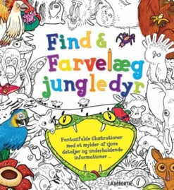 Find og farvelæg jungledyr