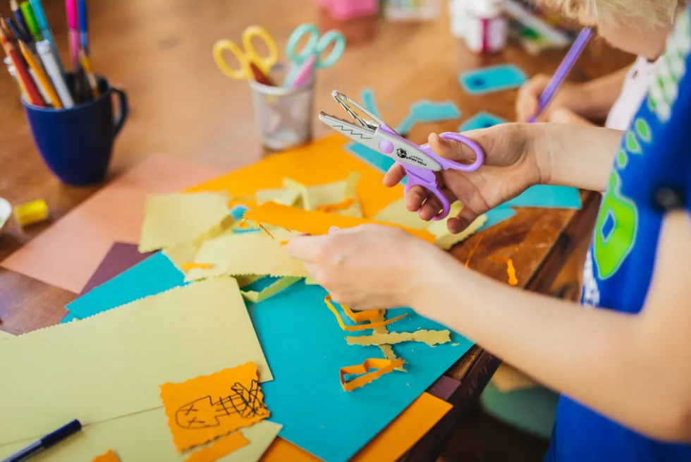 Fiskars mønster børnesaks højre/venstrehånd