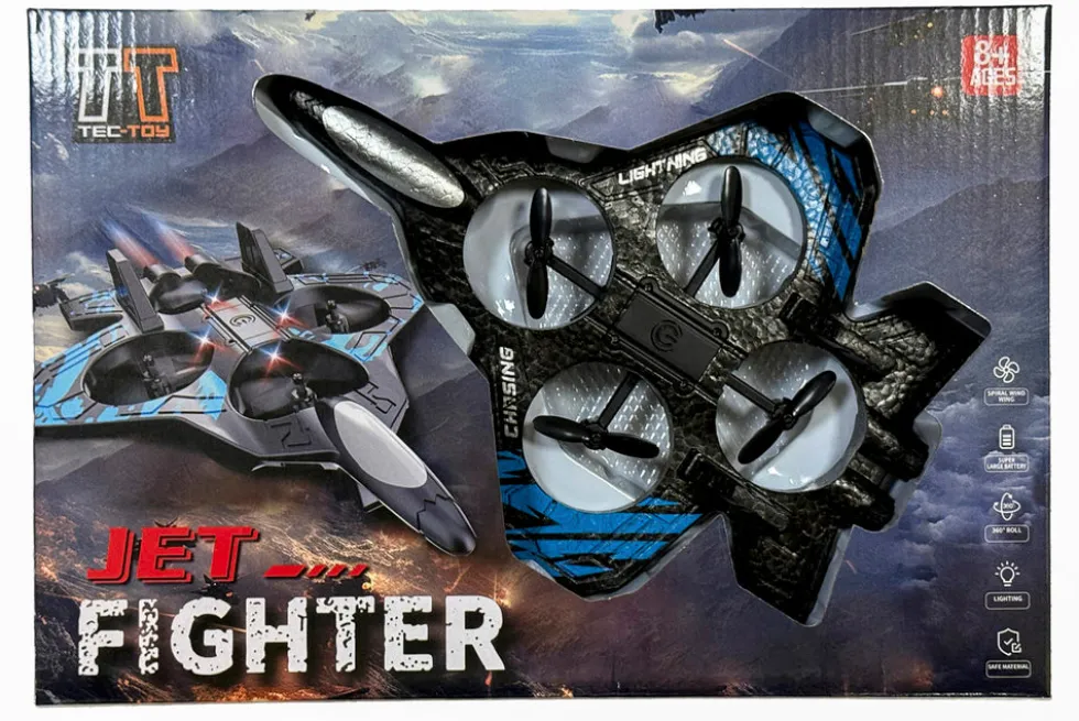 F16 Jet Drone med lys